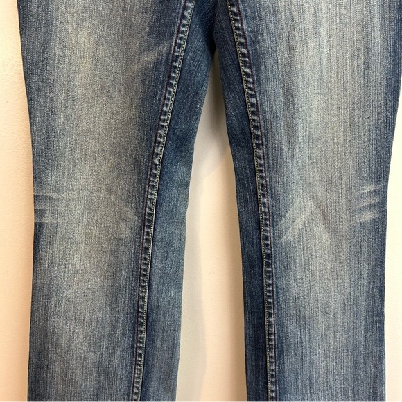 Request Blue Denim Boot Cut Studded Jeans Size 32 (Medium) Y2K - Picture 7 of 11